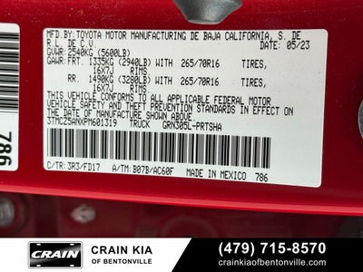 2023 Toyota Tacoma TRD Off-Road V6 - 4WD / CLEAN CARFAX / ONE OWNER