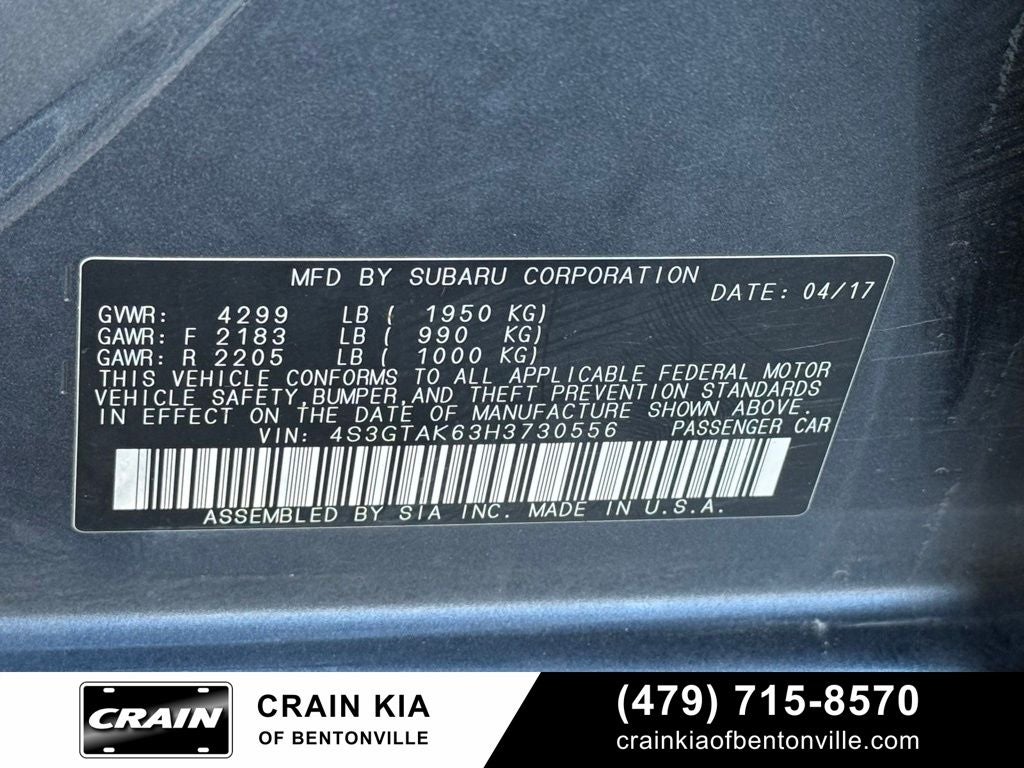 2017 Subaru Impreza 2.0i Sport - AWD / CLEAN CARFAX