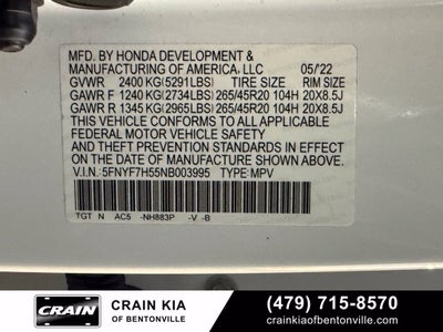 2022 Honda Passport EX-L - SUNROOF / CARFAX ONE OWNER