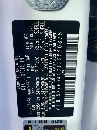 2025 Kia Telluride SX