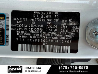 2024 Kia Telluride S - KIA CPO / SUNROOF / CAPTAIN'S CHAIRS