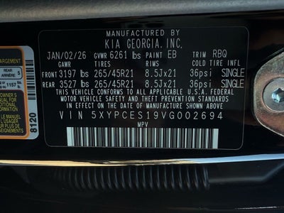 2027 Kia Telluride X-Line EX