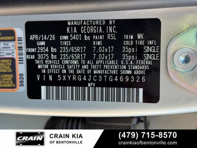 2026 Kia Sorento LX