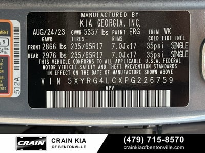 2023 Kia Sorento LX - KIA CPO / 3RD ROW / CLEAN CARFAX