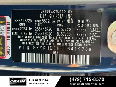 2026 Kia Sorento EX