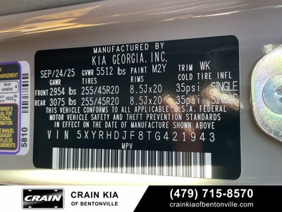 2026 Kia Sorento X-Line EX