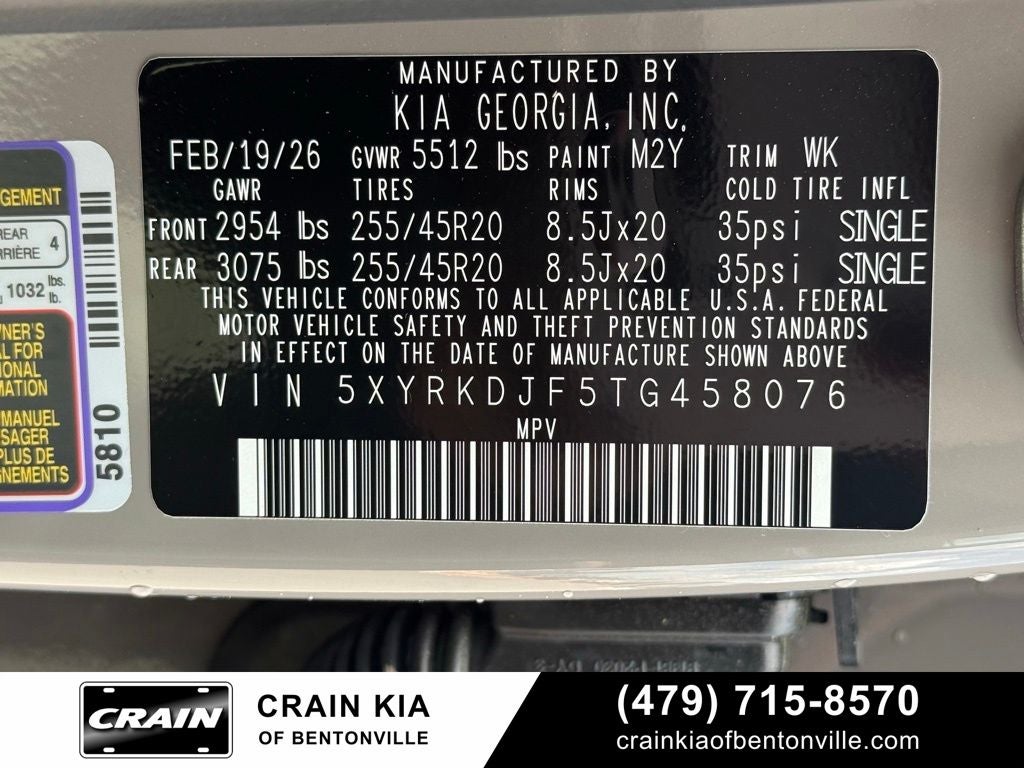 2026 Kia Sorento X-Line SX Prestige
