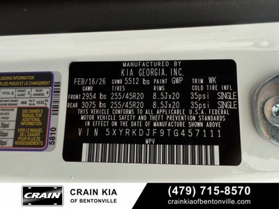 2026 Kia Sorento X-Line SX Prestige