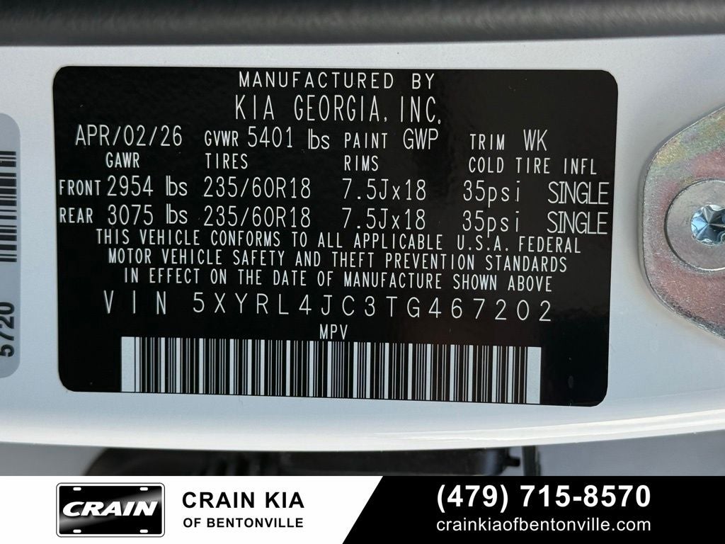 2026 Kia Sorento S