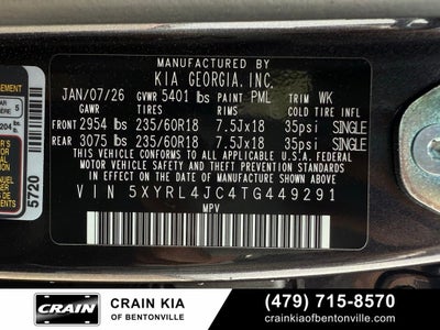 2026 Kia Sorento S