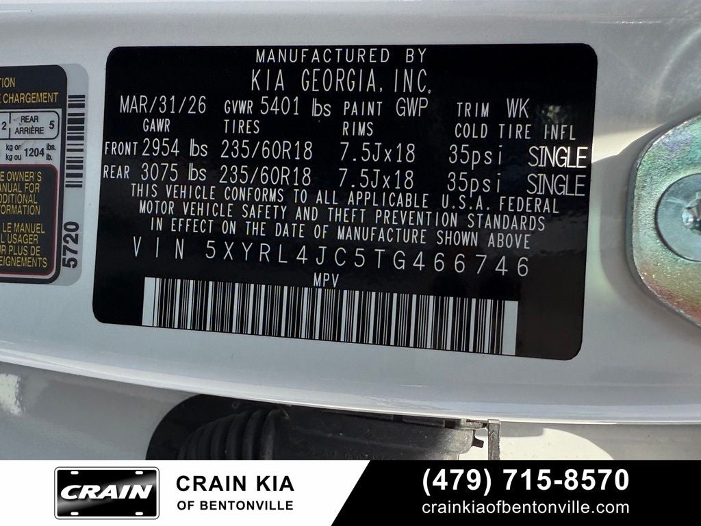 2026 Kia Sorento S