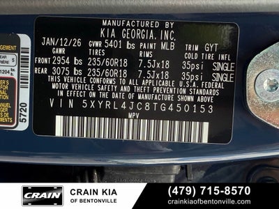 2026 Kia Sorento S