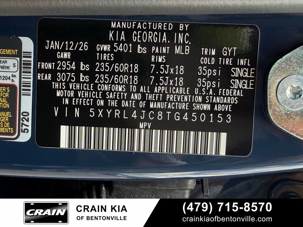 2026 Kia Sorento S