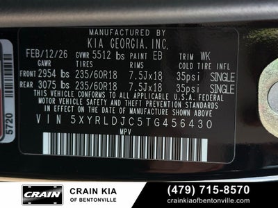 2026 Kia Sorento S