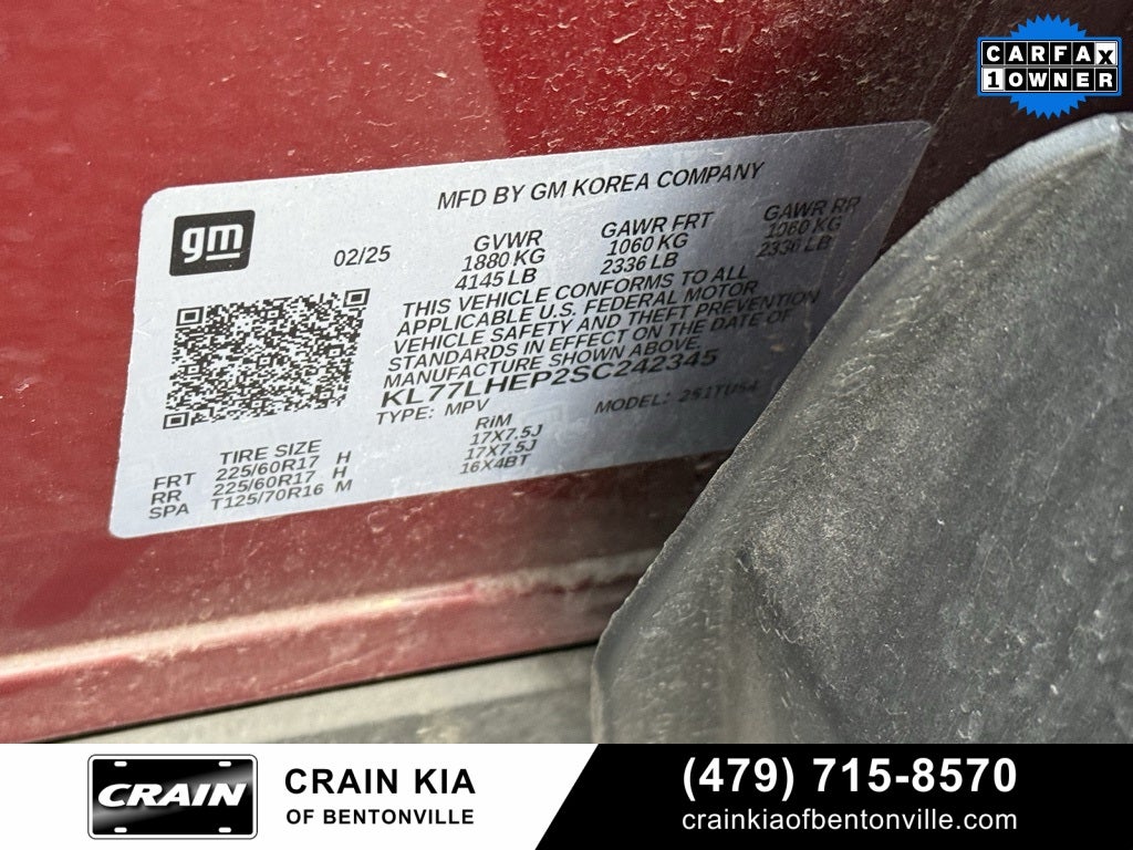 2025 Chevrolet Trax LT - CLEAN CARFAX / ONE OWNER