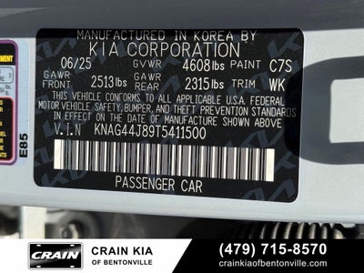 2026 Kia K5 GT - KIA CPO / CLEAN CARFAX / PANORAMIC SUNROOF