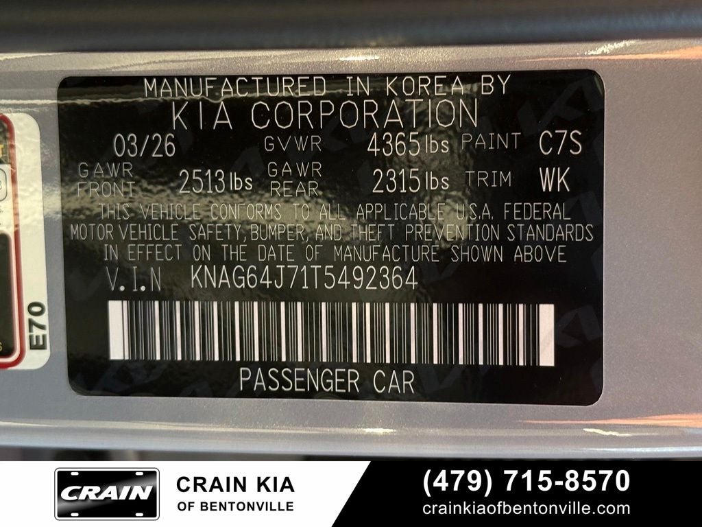 2026 Kia K5 GT-Line