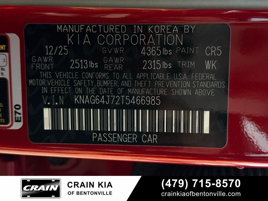2026 Kia K5 GT-Line