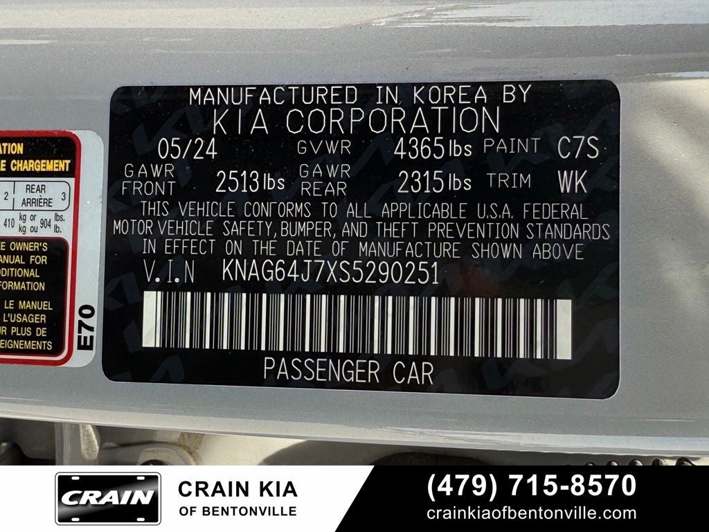 2025 Kia K5 GT-Line - KIA CPO / CLEAN CARFAX