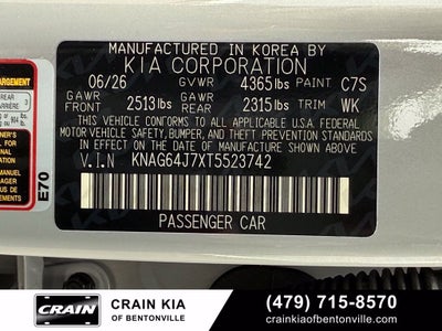 2026 Kia K5 GT-Line