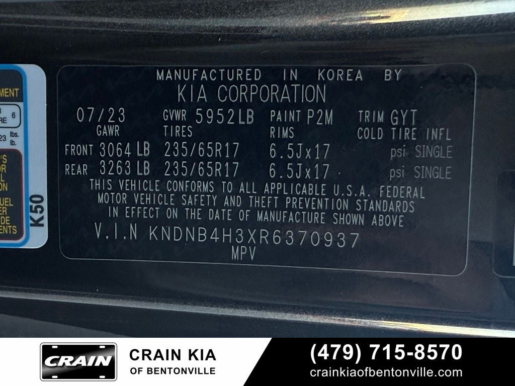 2024 Kia Carnival LX Seat Package - CLEAN CARFAX / ONE OWNER
