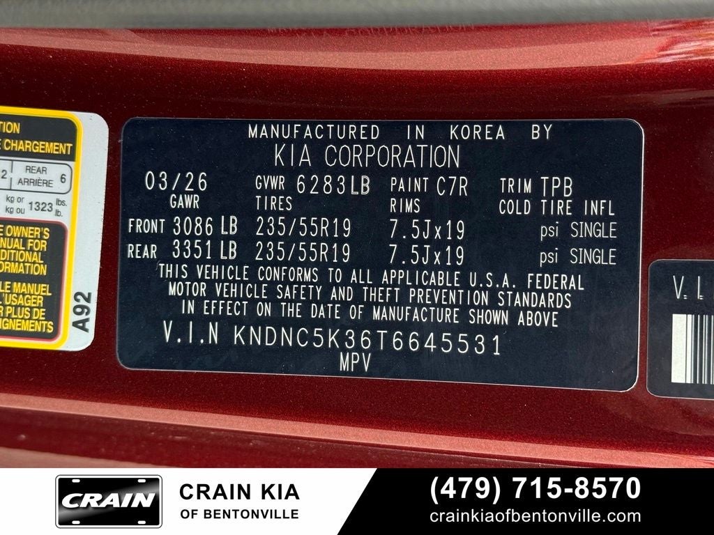 2026 Kia Carnival EX