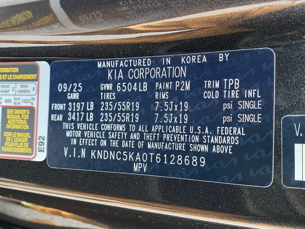 2026 Kia Carnival Hybrid EX