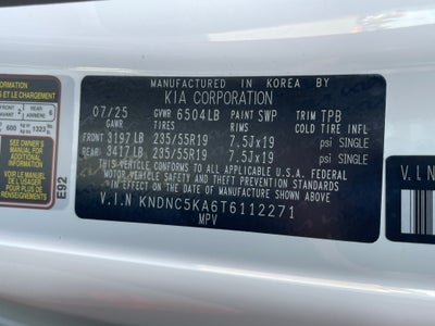 2026 Kia Carnival Hybrid EX