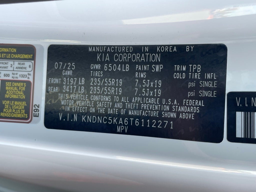 2026 Kia Carnival Hybrid EX