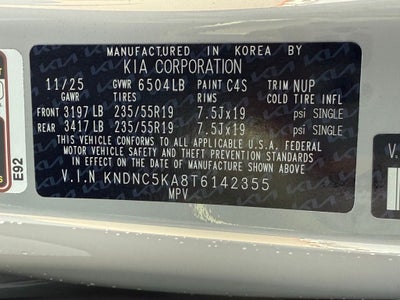 2026 Kia Carnival Hybrid EX