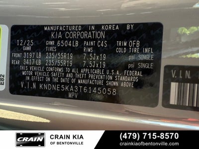 2026 Kia Carnival Hybrid SX Prestige