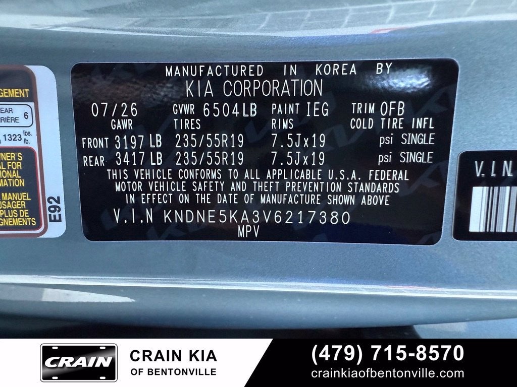 2027 Kia Carnival Hybrid SX