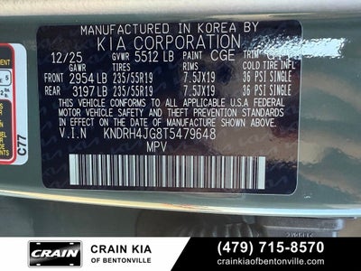 2026 Kia Sorento Hybrid EX