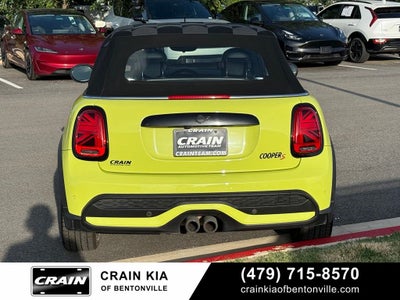 2022 MINI Cooper S Signature - CONVERTIBLE / CARFAX ONE OWNER