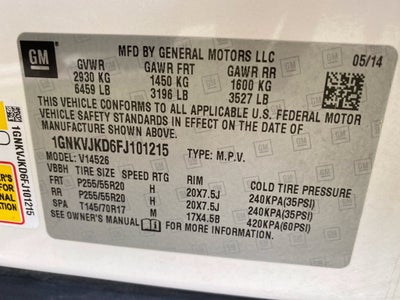 2015 Chevrolet Traverse LTZ