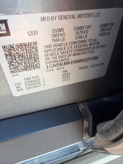 2021 Chevrolet Tahoe LS