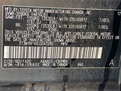 2020 Toyota RAV4 XLE