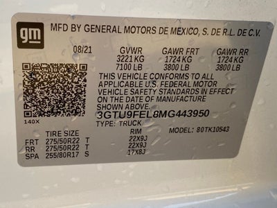2021 GMC Sierra 1500 Denali 4X4 / NAV / HEATED SEATS