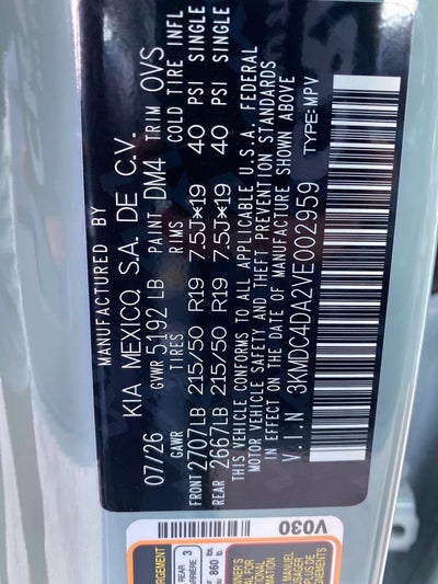 2027 Kia EV3 Land