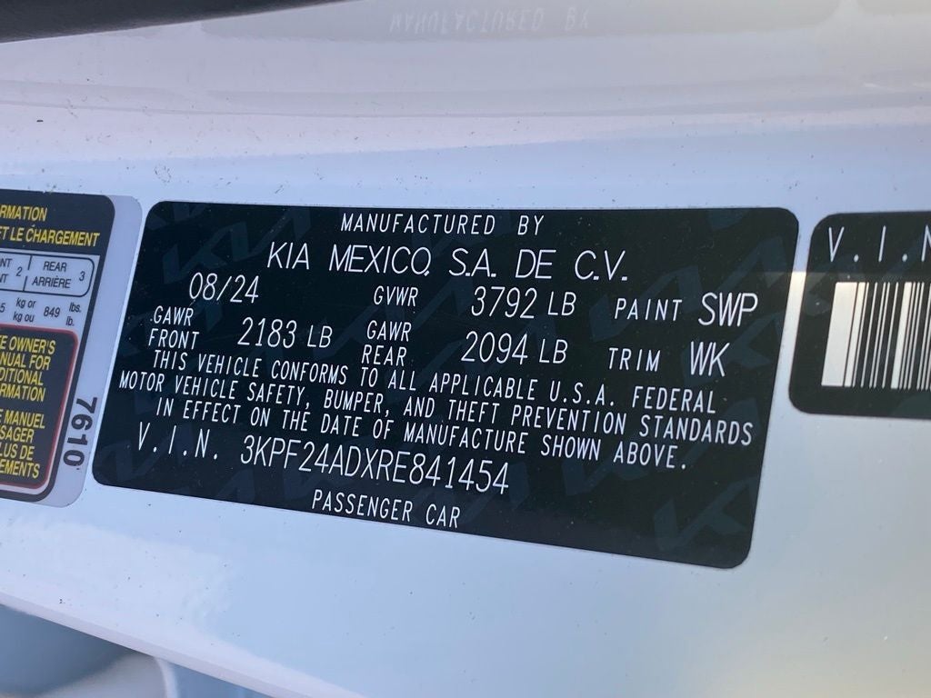 2024 Kia Forte LXS