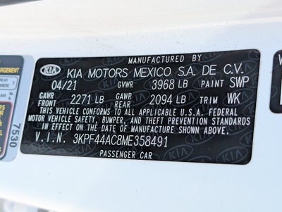 2021 Kia Forte GT PREMIUM AUDIO / SUNROOF