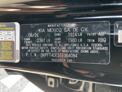 2026 Kia K4 LXS