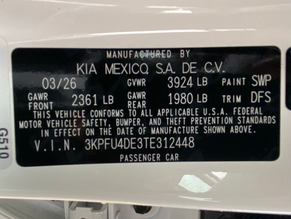 2026 Kia K4 EX