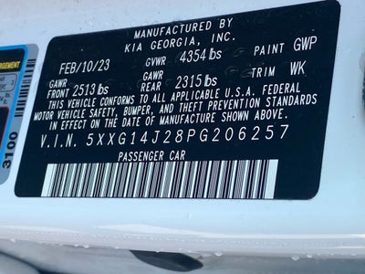 2023 Kia K5 LXS ONE OWNER / CLEAN CARFAX