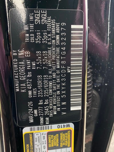 2026 Kia Sportage EX