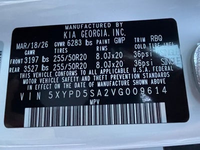 2027 Kia Telluride SX