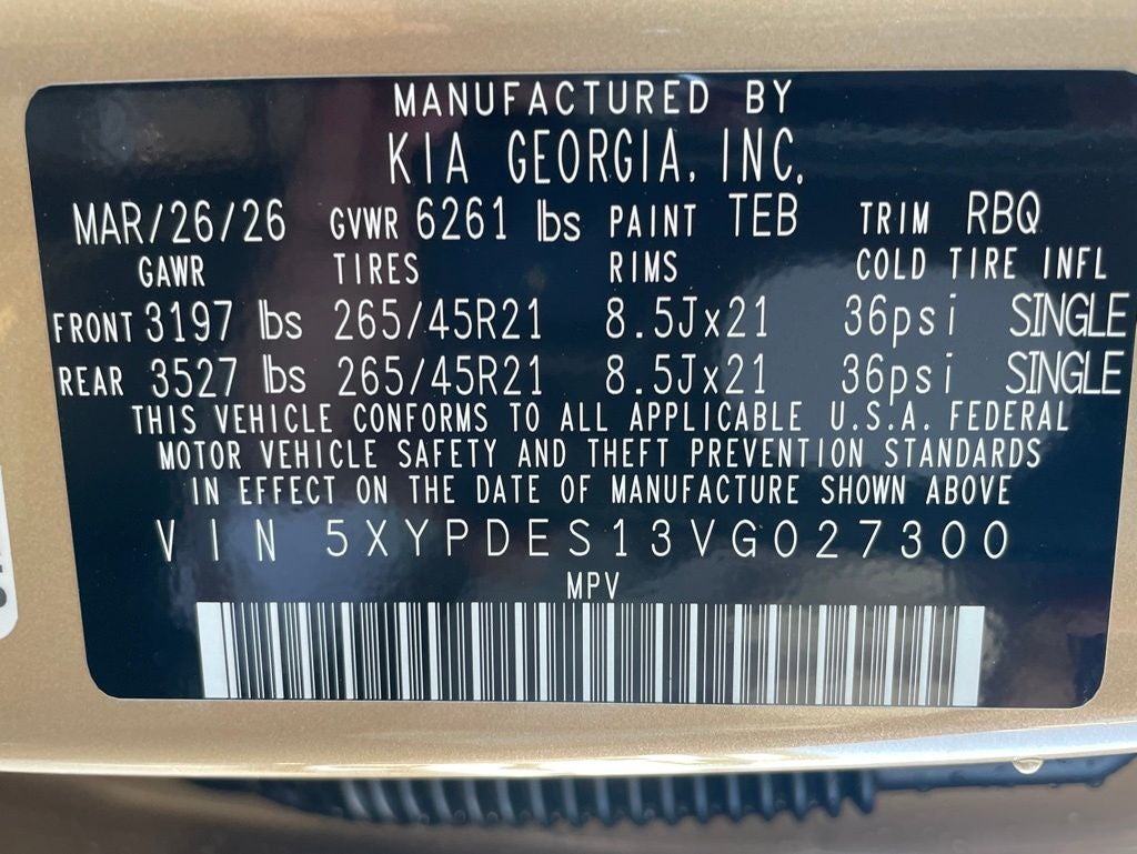 2027 Kia Telluride X-Line SX