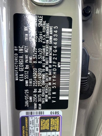 2026 Kia Sorento X-Line EX