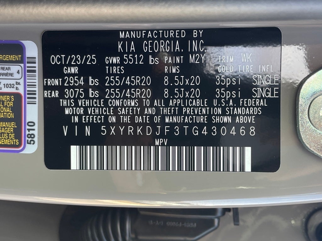 2026 Kia Sorento X-Line SX Prestige