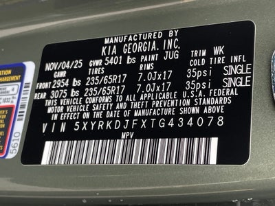 2026 Kia Sorento X-Pro SX Prestige